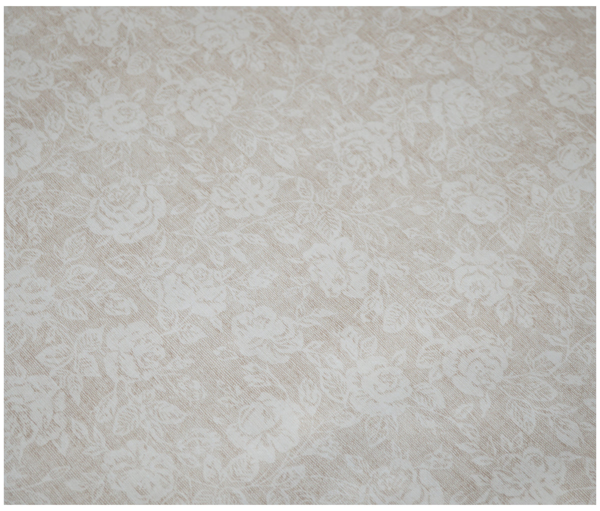 Linen Roses Tablecloth - The Fabric Trade