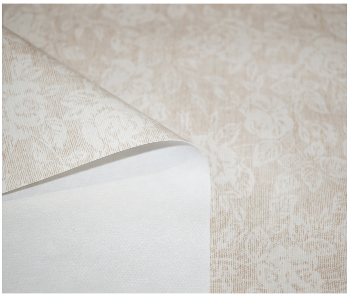 Linen Roses Tablecloth - The Fabric Trade