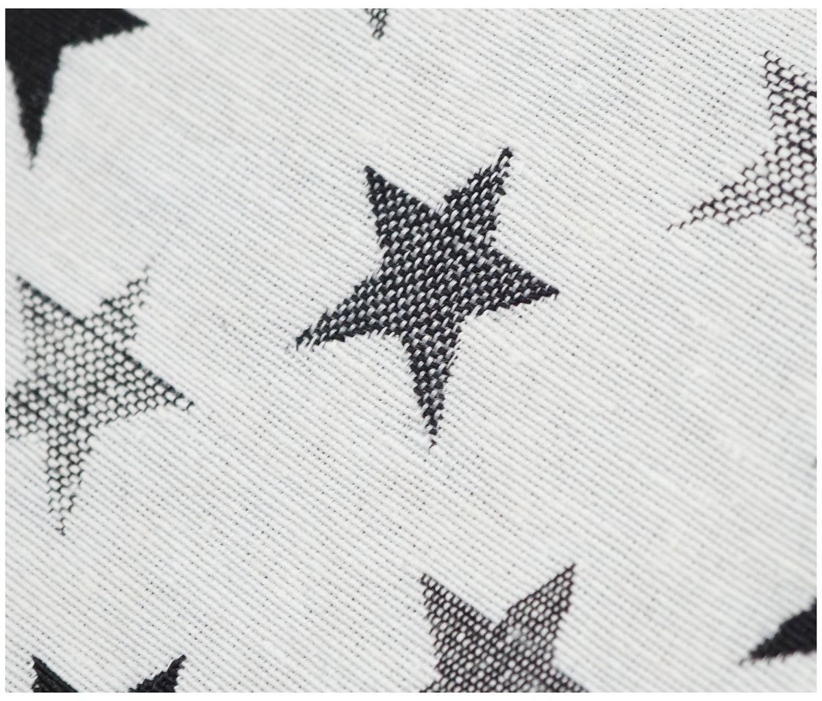 Lucero Stars (Black and White) Tapestry - The Fabric Trade