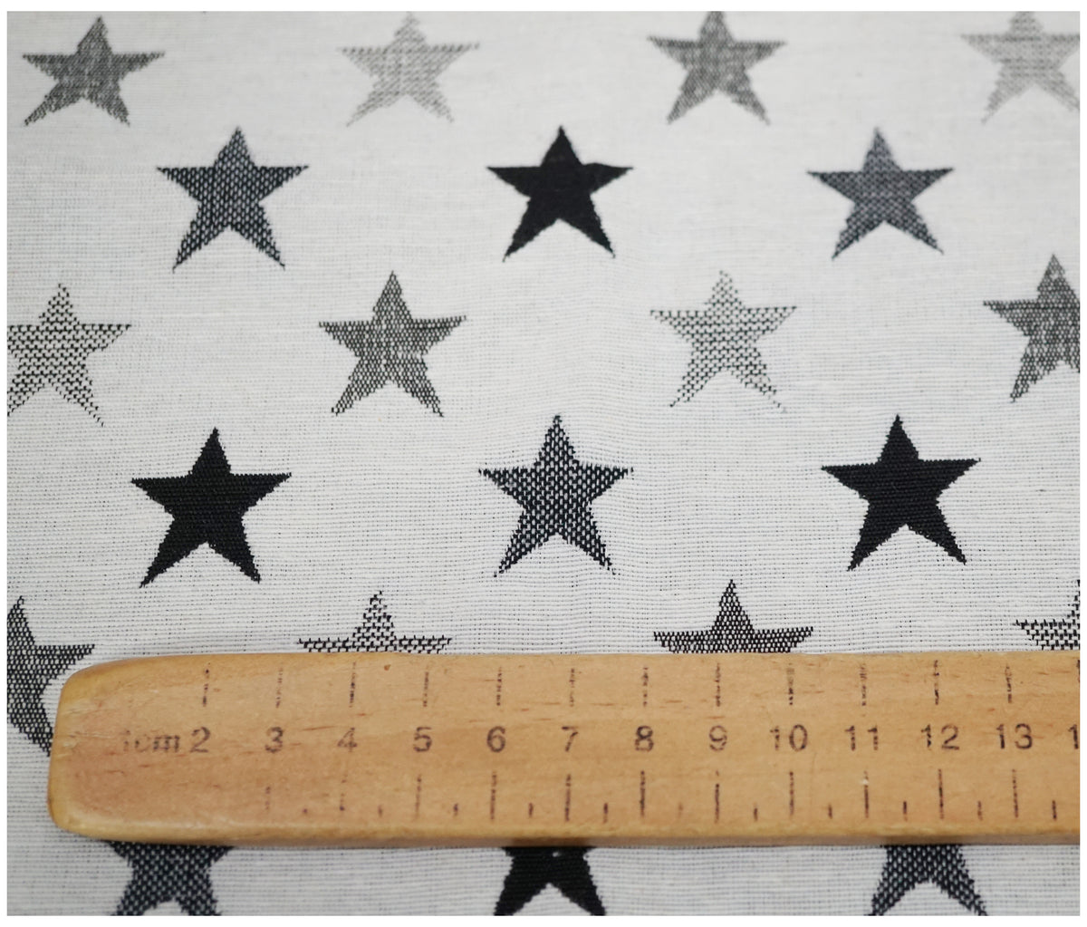 Lucero Stars (Black and White) Tapestry - The Fabric Trade