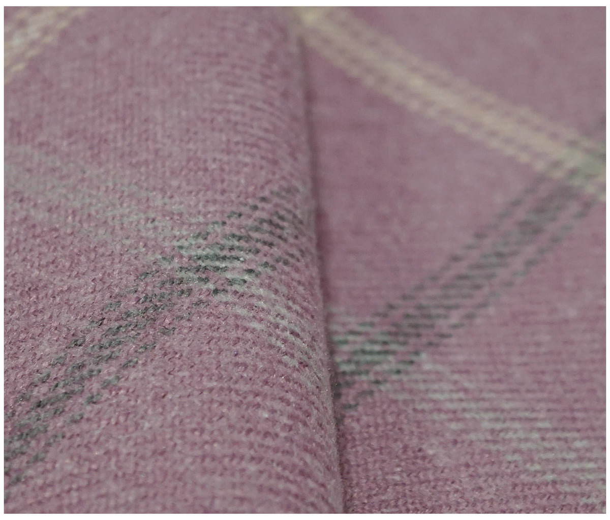 Mauve Lewis Tartan - The Fabric Trade