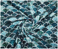 Mermaid Printed Jersey - The Fabric Trade