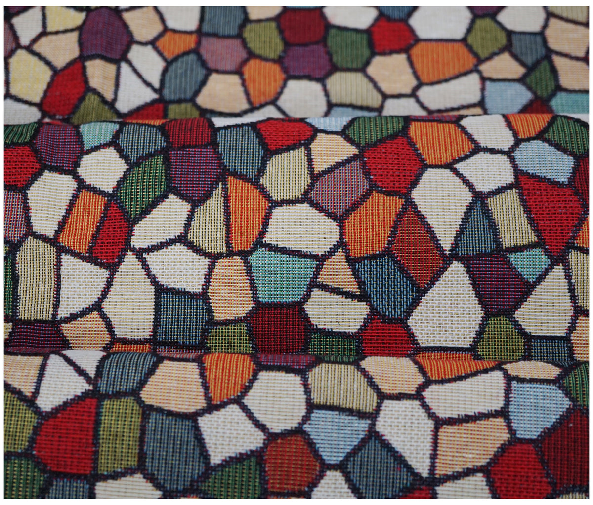 Mosaic Tiles Tapestry - The Fabric Trade