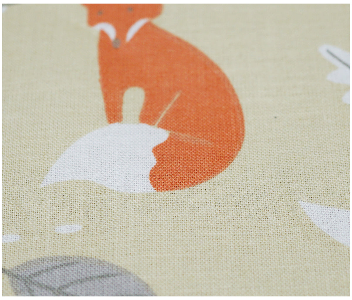 Mr Fox Lime Lifestyle Printed 100% Cotton - The Fabric Trade