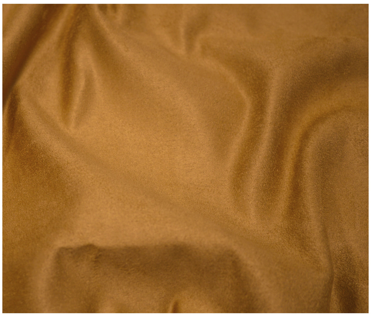 Mustard Faux Suede - The Fabric Trade