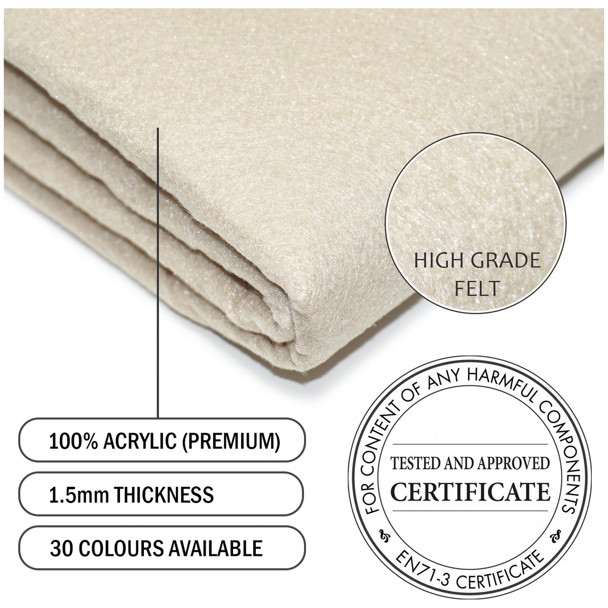 Natural Felt - The Fabric Trade