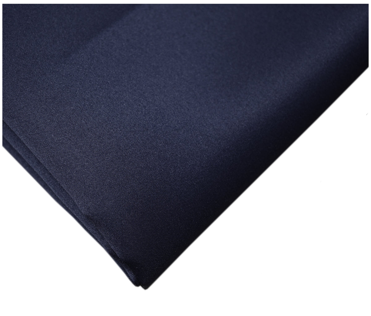 Navy Duchess Satin - The Fabric Trade