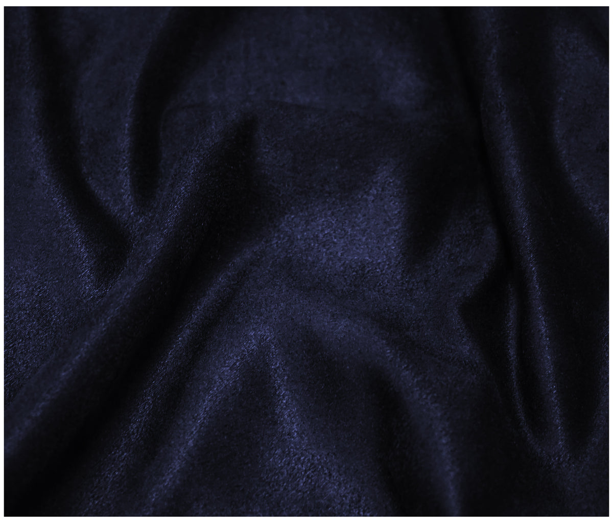 Navy Faux Suede - The Fabric Trade