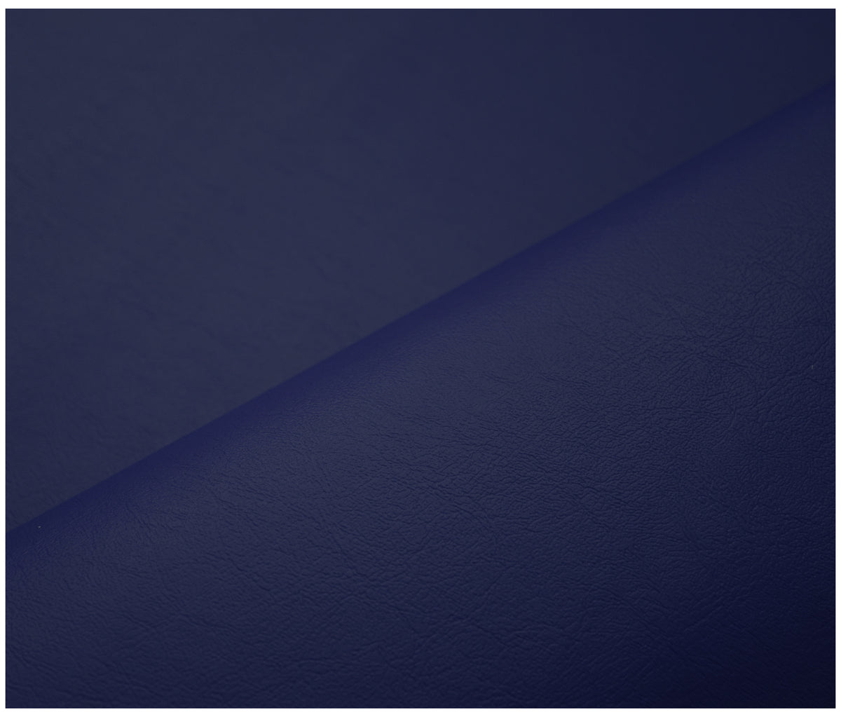 Navy Smooth Faux Leather - The Fabric Trade