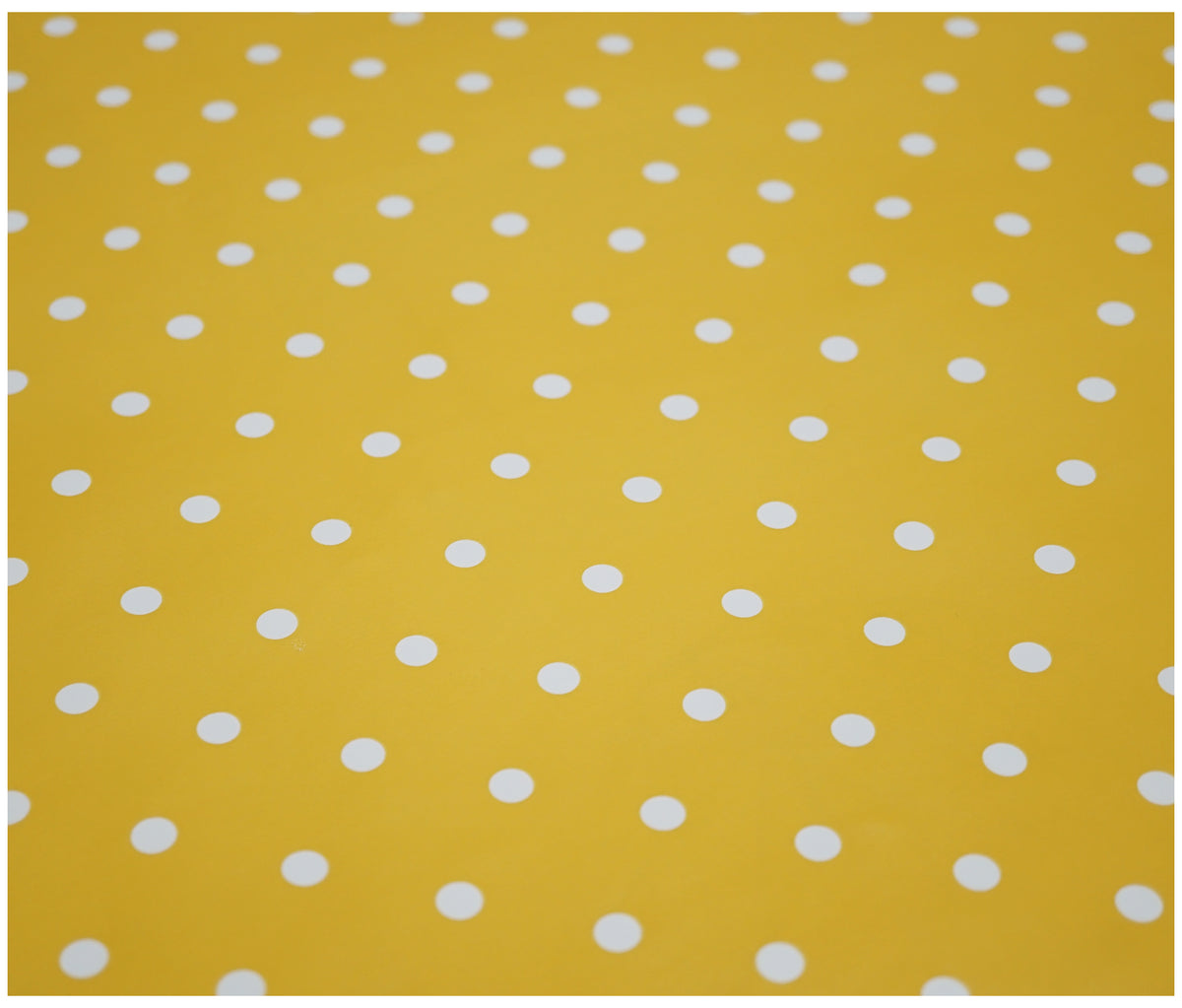 Ochre Small Spots Tablecloth - The Fabric Trade