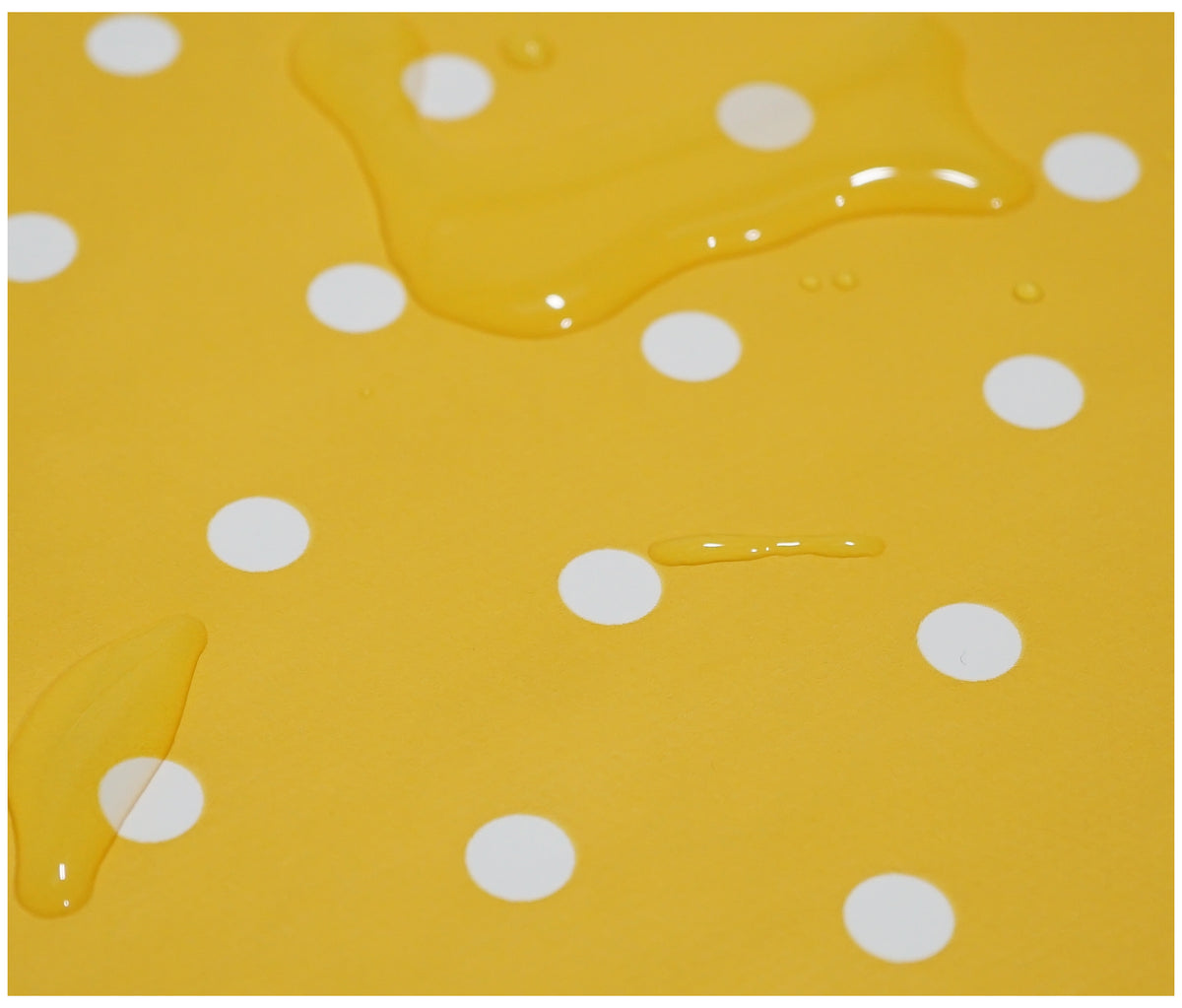 Ochre Small Spots Tablecloth - The Fabric Trade