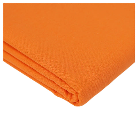 Orange 100% Plain Cotton - The Fabric Trade