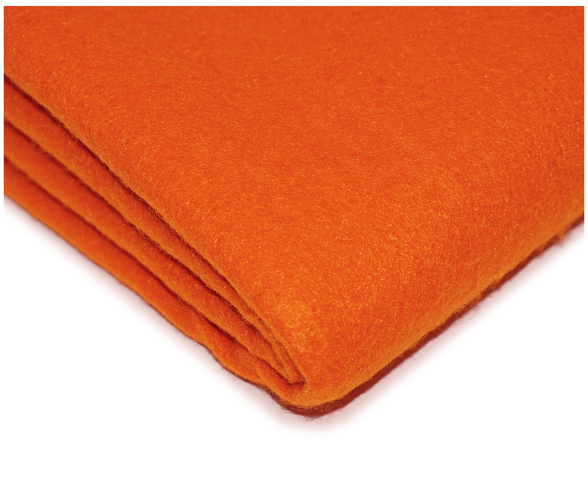 Orange Felt - The Fabric Trade