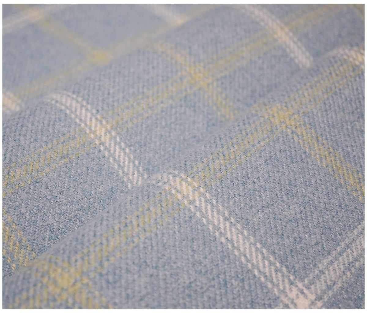 Parisian Blue Lewis Tartan - The Fabric Trade