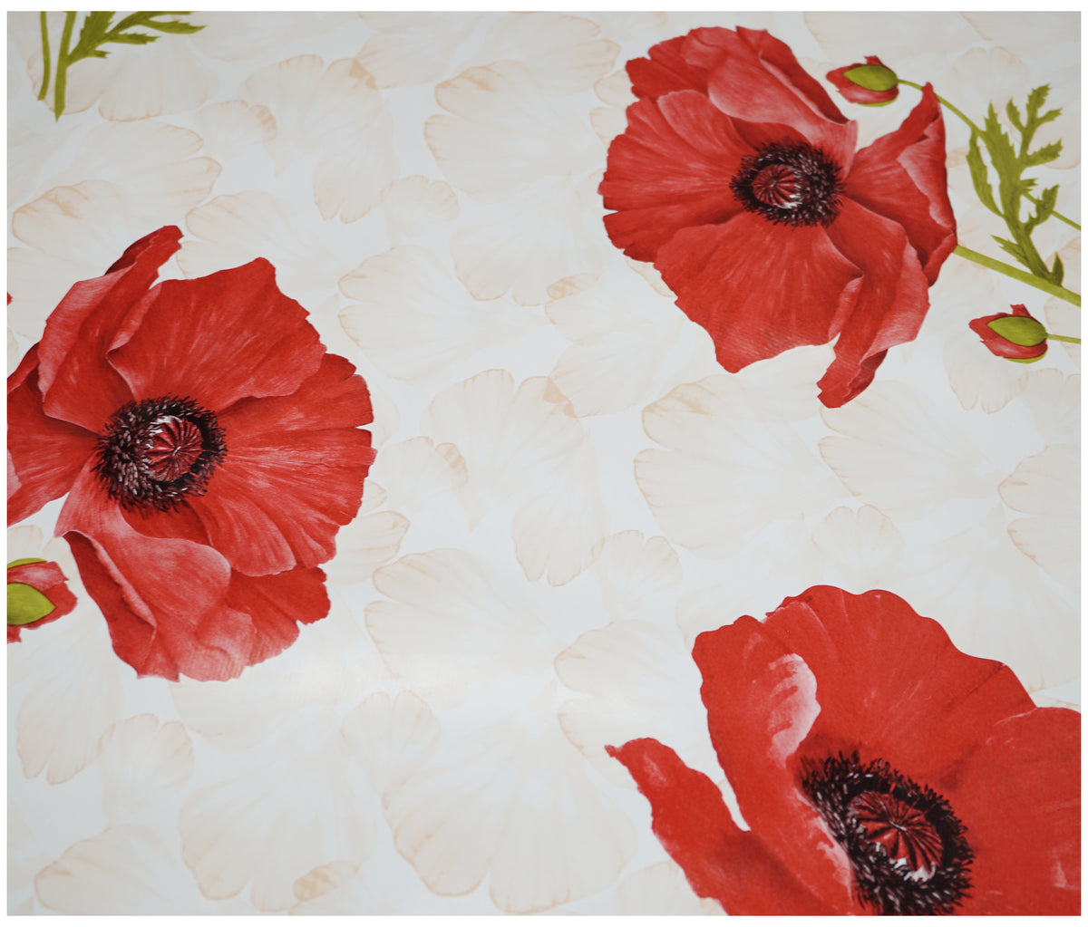 Poppies Tablecloth - The Fabric Trade