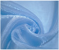 Powder Blue Organza - The Fabric Trade