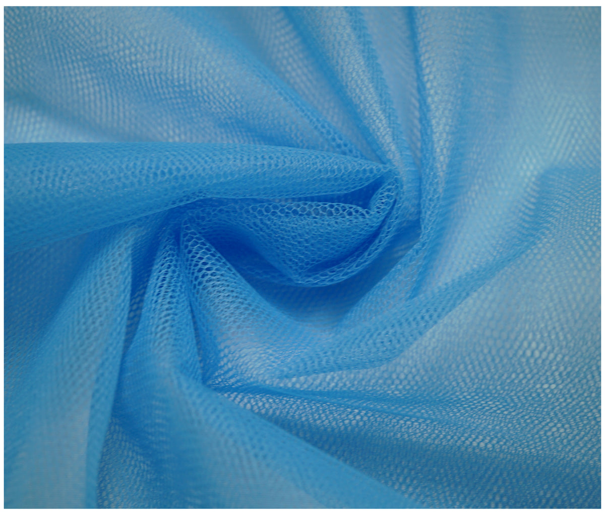 Powder Blue Dressnet - The Fabric Trade