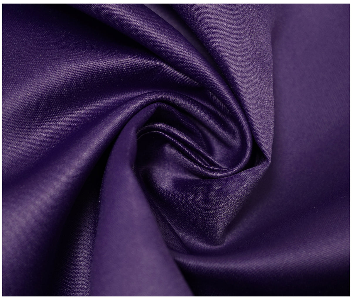 Purple Duchess Satin - The Fabric Trade