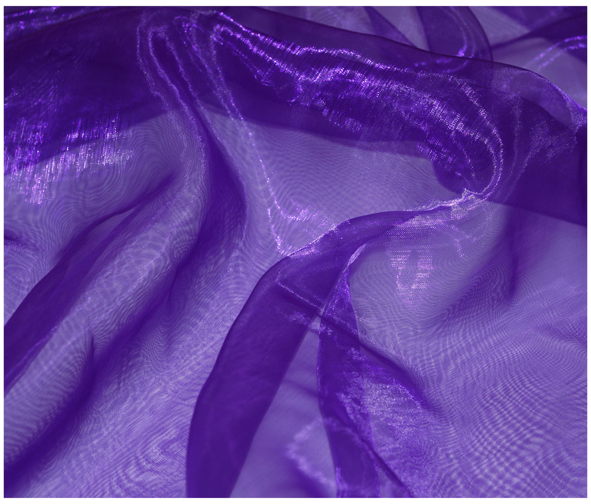 Purple Organza - The Fabric Trade