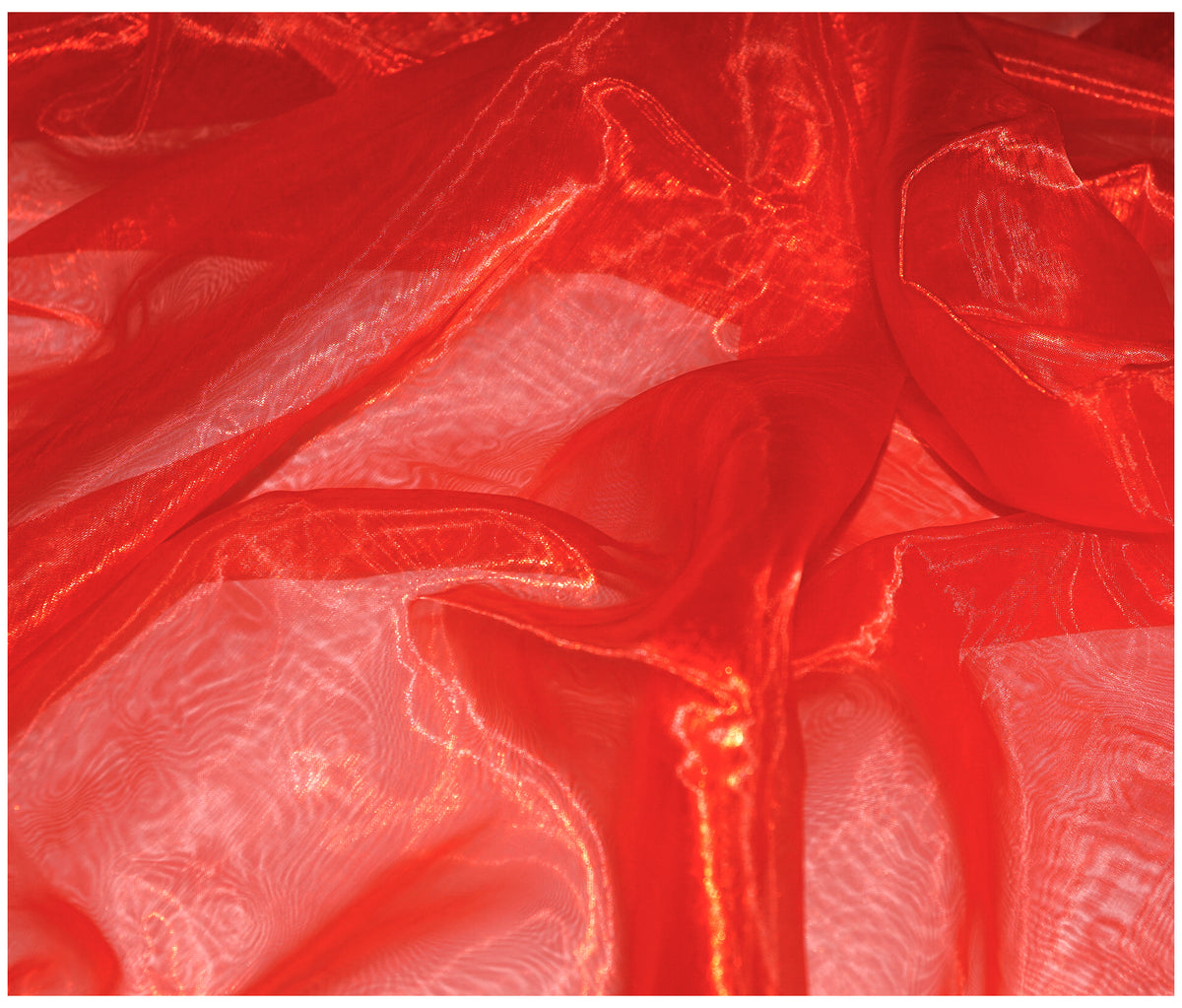 Red Organza - The Fabric Trade