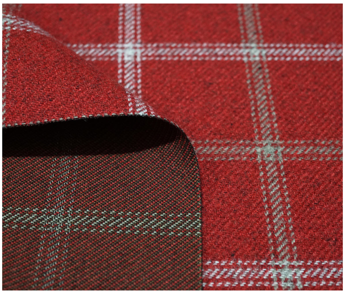 Red Lewis Tartan - The Fabric Trade