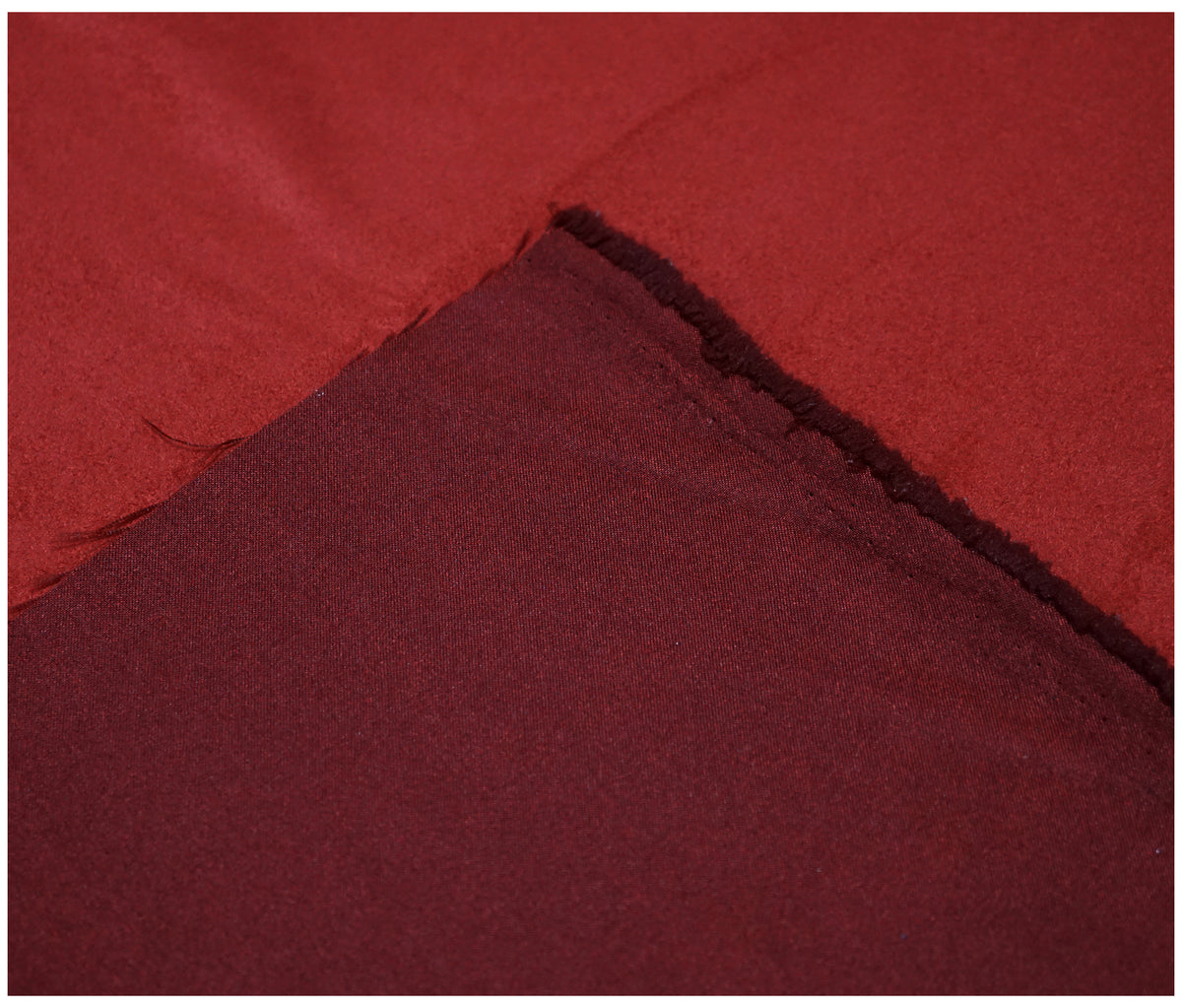 Red Faux Suede - The Fabric Trade