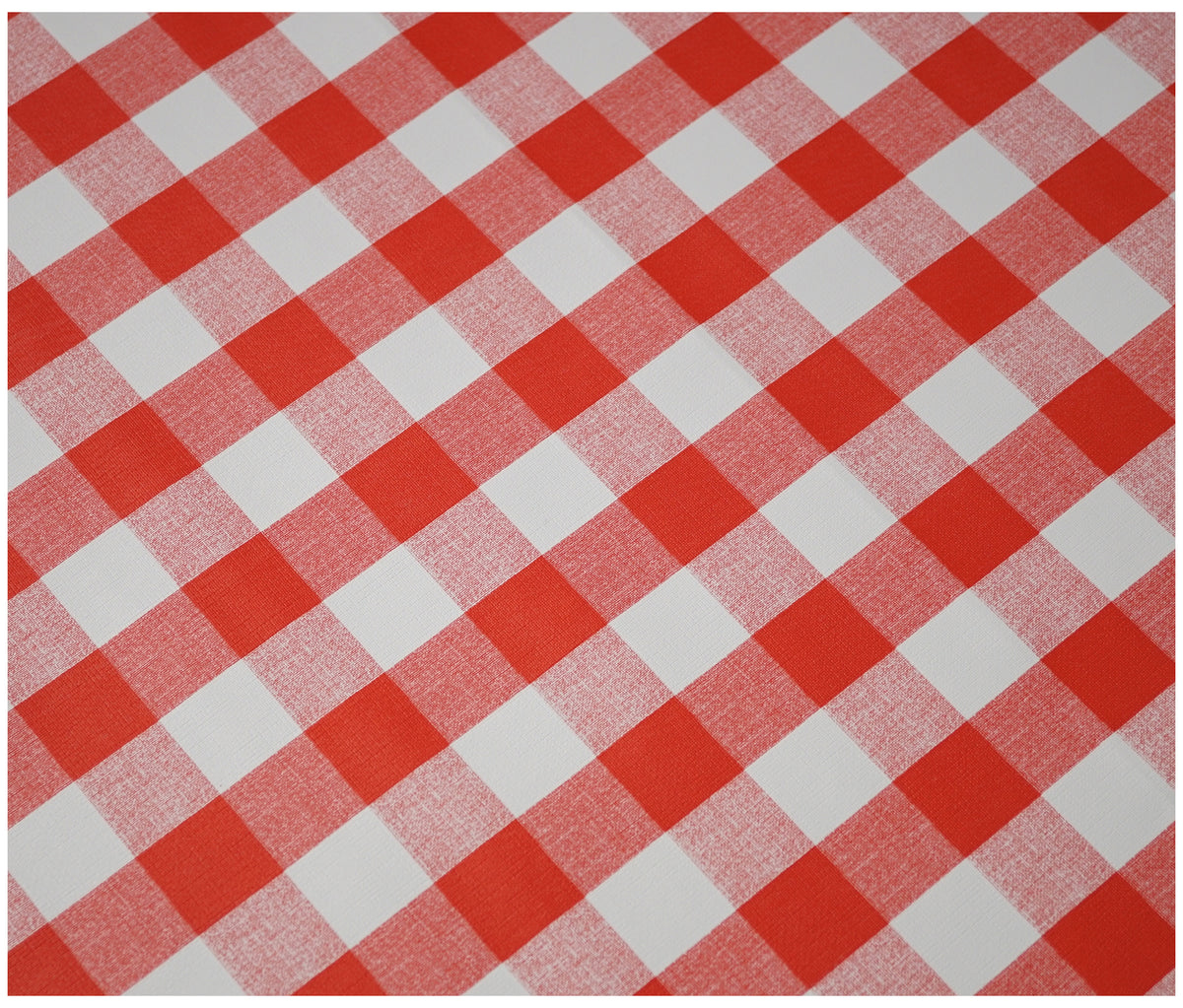 Red Gingham Tablecloth - The Fabric Trade