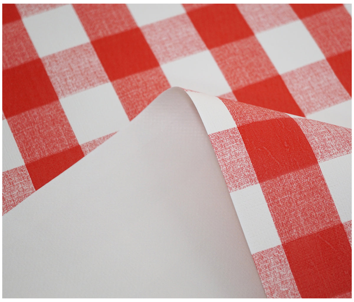 Red Gingham Tablecloth - The Fabric Trade