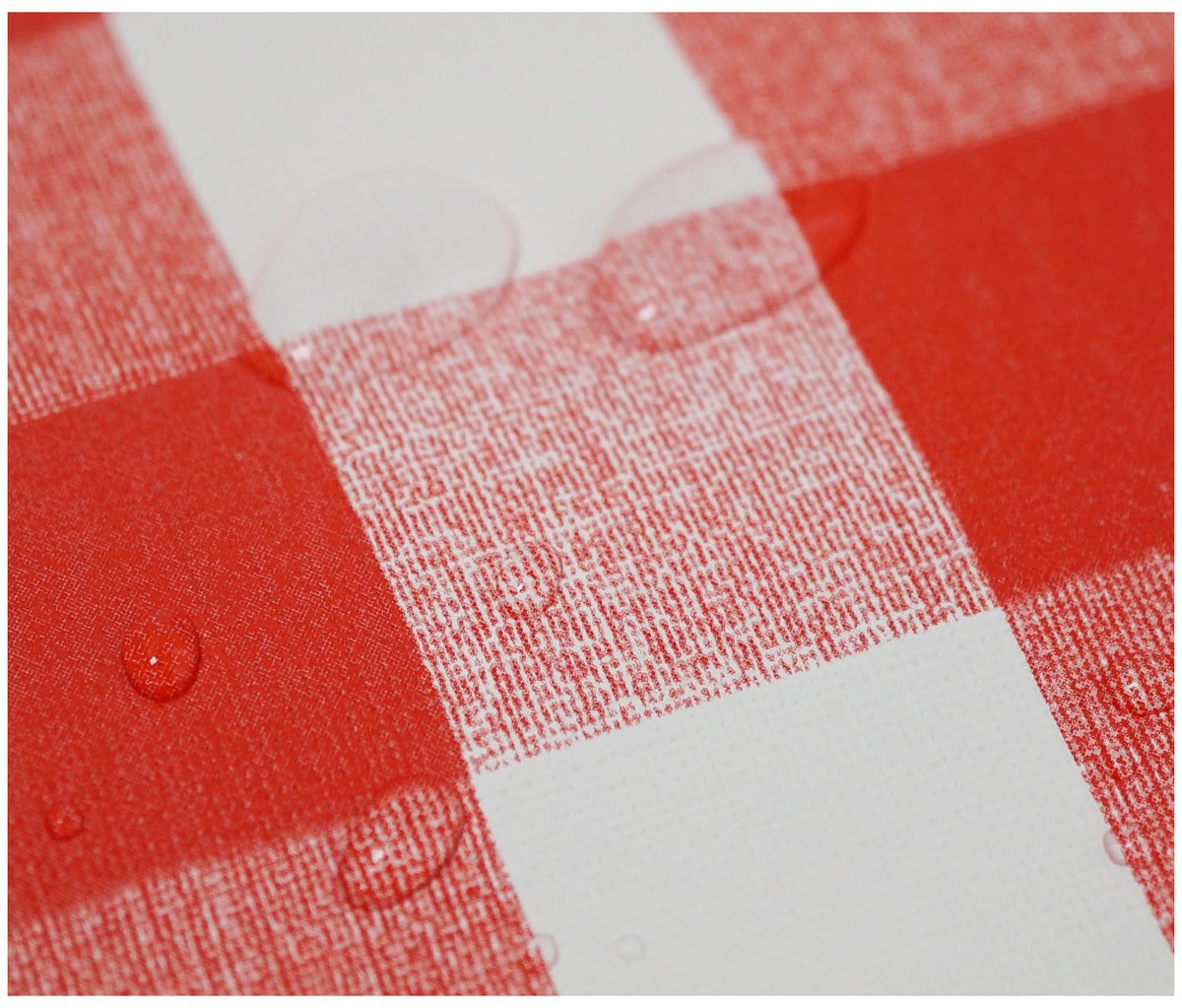 Red Gingham Tablecloth - The Fabric Trade