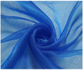 Royal Blue Organza - The Fabric Trade