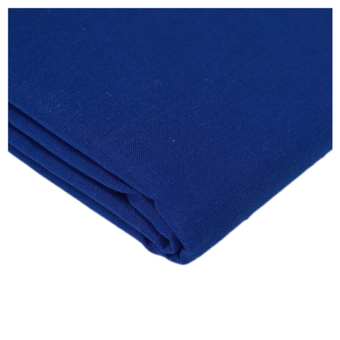 Royal Blue 100% Plain Cotton - The Fabric Trade