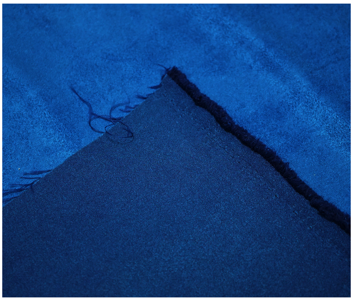 Royal Blue Faux Suede - The Fabric Trade