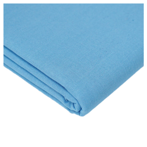 Sky Blue 100% Plain Cotton - The Fabric Trade