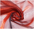 Smoky Red TT Organza - The Fabric Trade