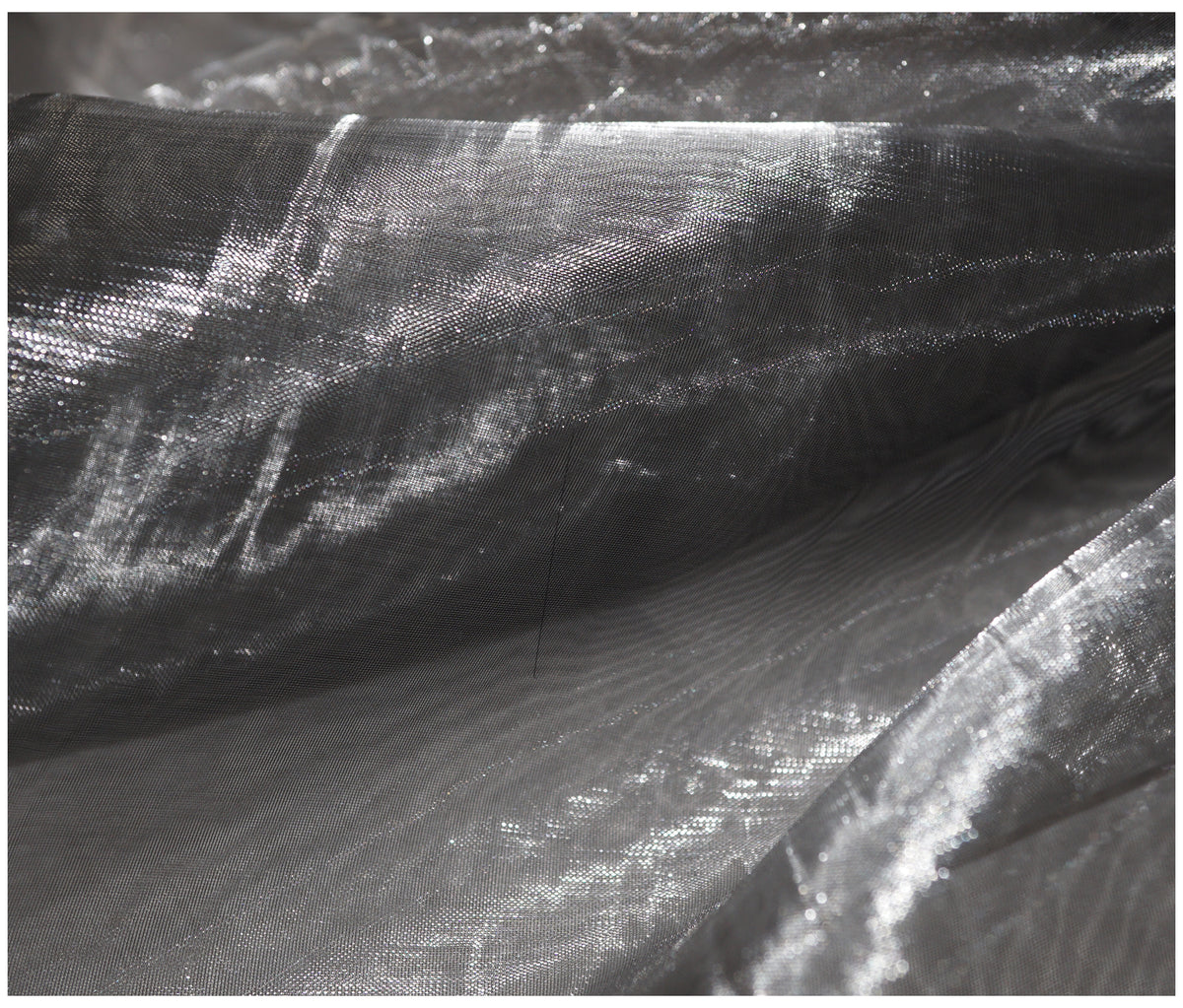 Steel Grey TT Organza - The Fabric Trade