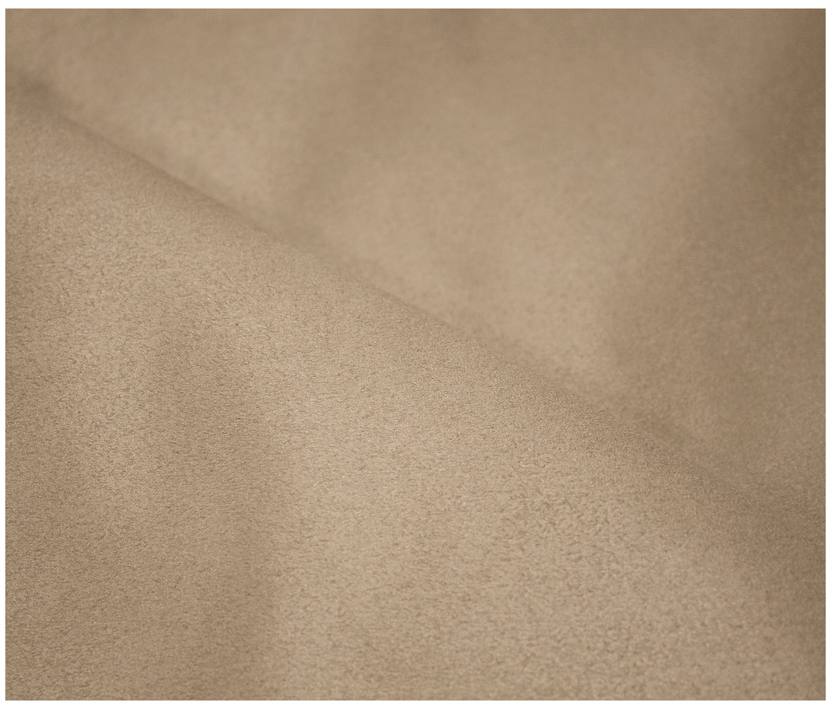 Stone Faux Suede - The Fabric Trade