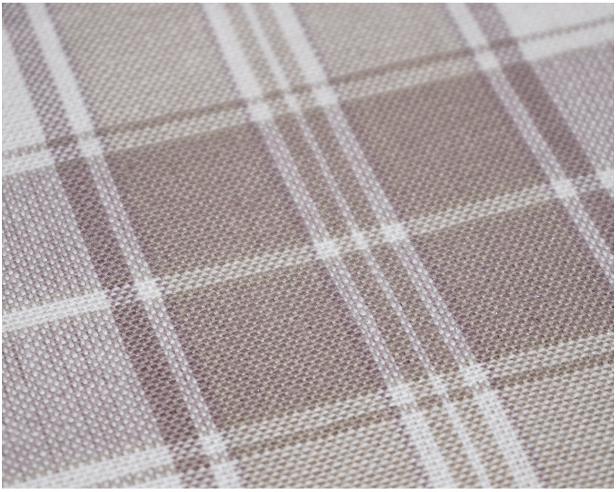 Taupe Standard Tartan - The Fabric Trade