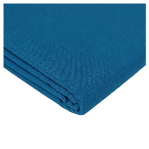 Teal 100% Plain Cotton - The Fabric Trade