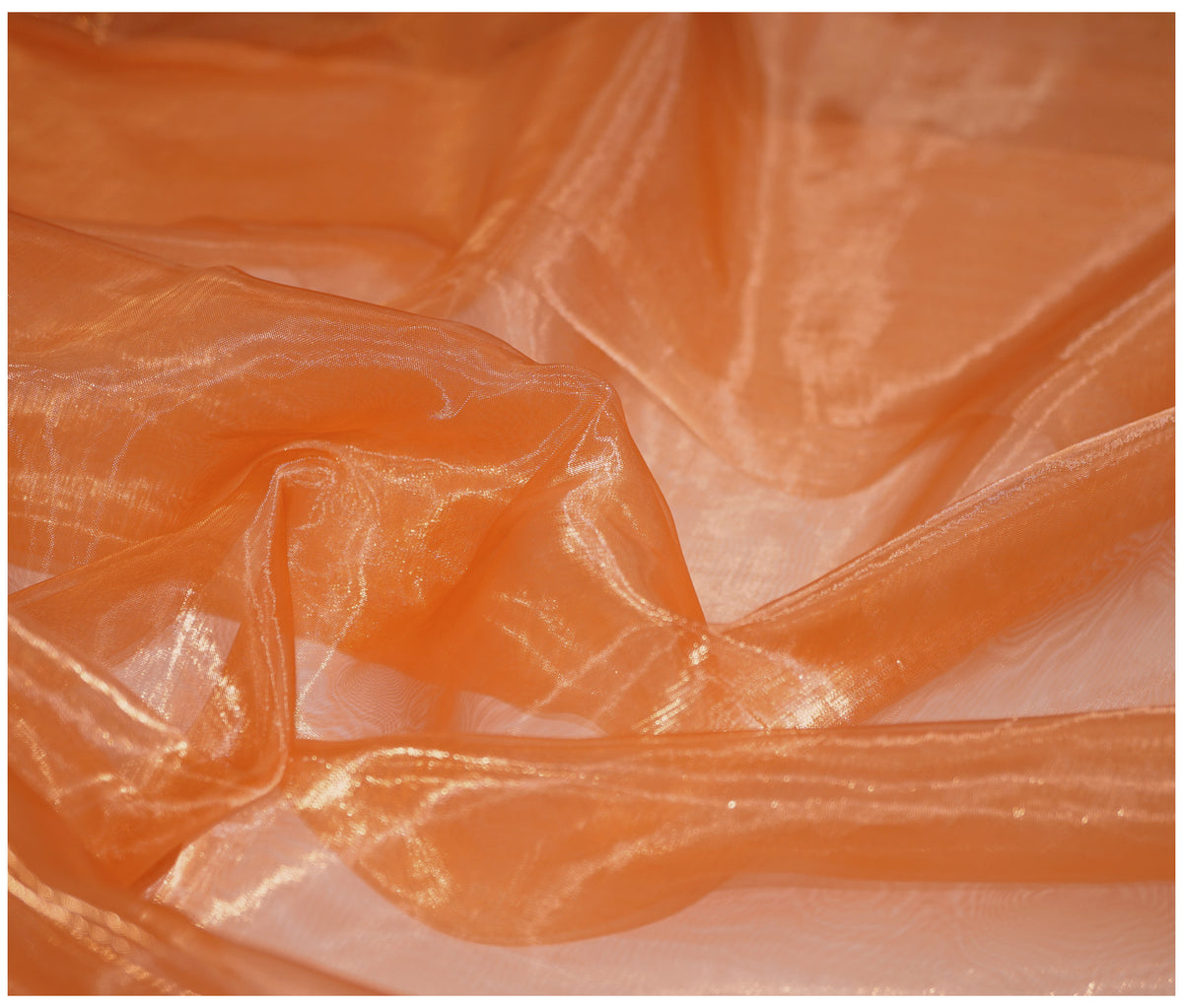 Terracotta Organza - The Fabric Trade