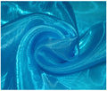 Turquoise Organza - The Fabric Trade