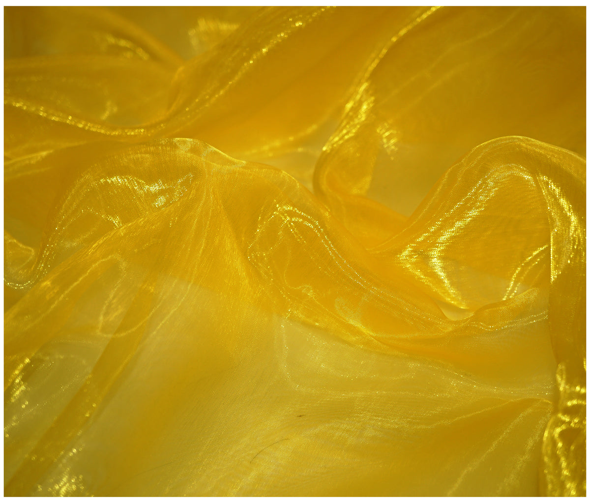 Yellow Organza - The Fabric Trade