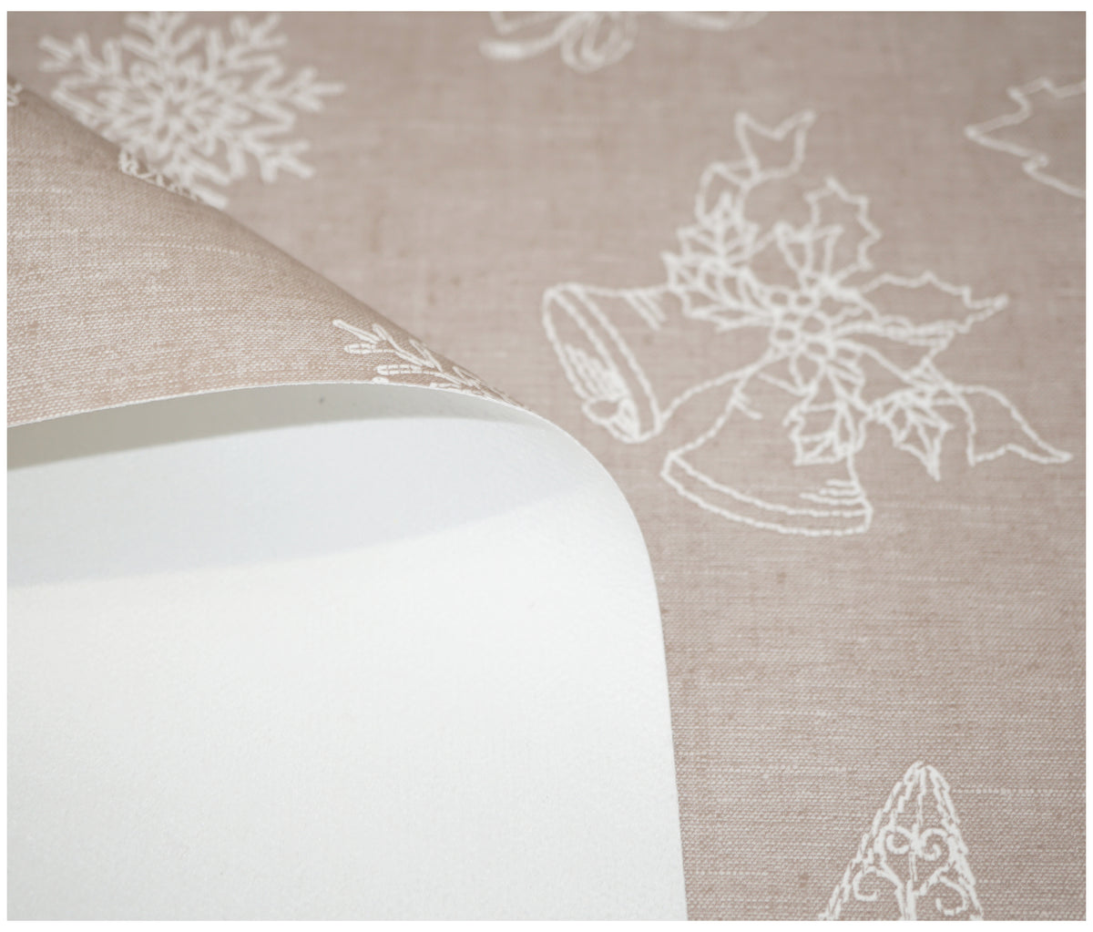 Linen Christmas Tablecloth - The Fabric Trade